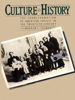 cover image of CULTURE AS HISTORY